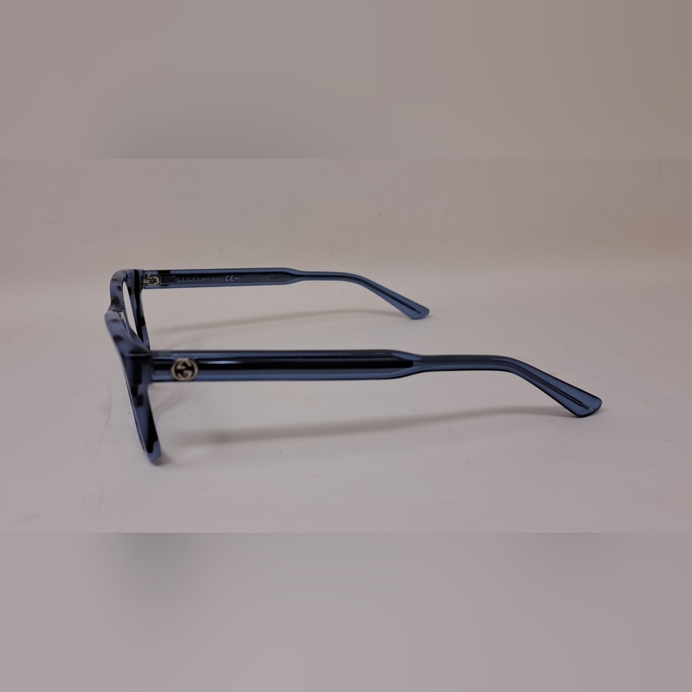 Gucci Eye  Glasses Frames Blue Black Italy Rectangle GG 3765 YV5 53mm 53-15-140 - Picture 10 of 16